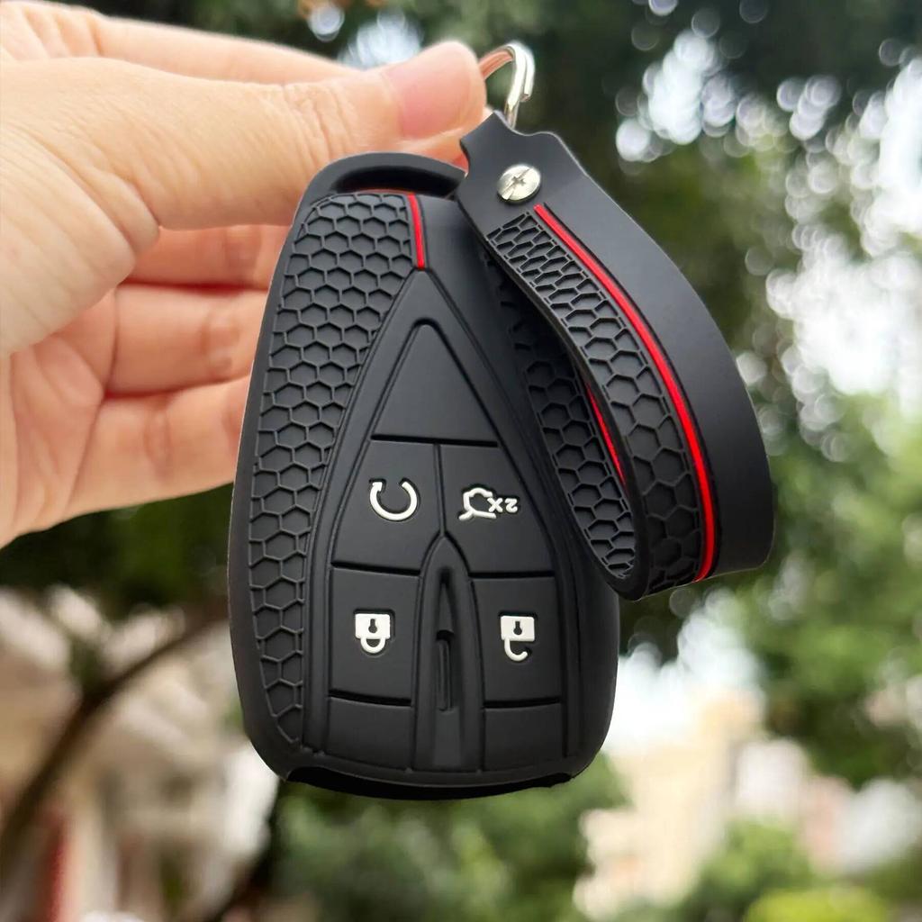 Keychain For Changan Unit Unik Cs35 Cs55 Cs75 Plus Uni-V Oshan Z6 X5 X7 Plus Silicone Car Romote Key Caps Holder
