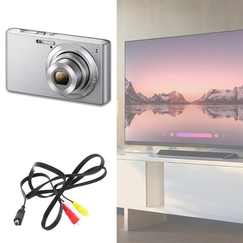 VMC 15FS RCA To 10Pin Port A/V Cable Connect Your Camera To TVorVCR for Clear Video and CrispSound