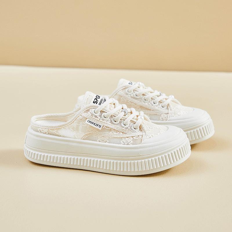 Fashion Fashion Trend Korean Version Slippers Womens 2025 Summer New Student Mesh Casual Shoes Comfortable And Breathable Womens Sandals