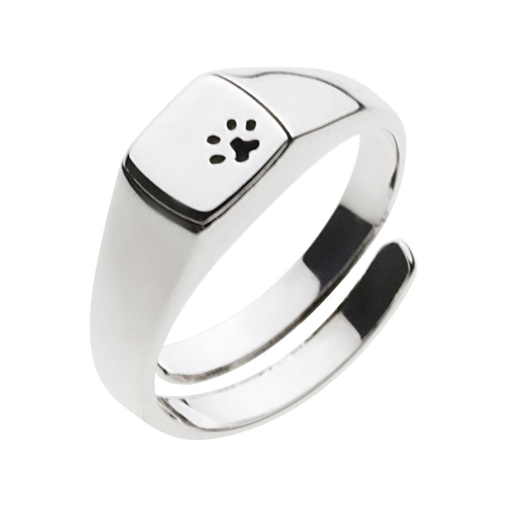 

Cat Footprint Ring Silver fr0494 [Figmart] [925 Accessories] срібний