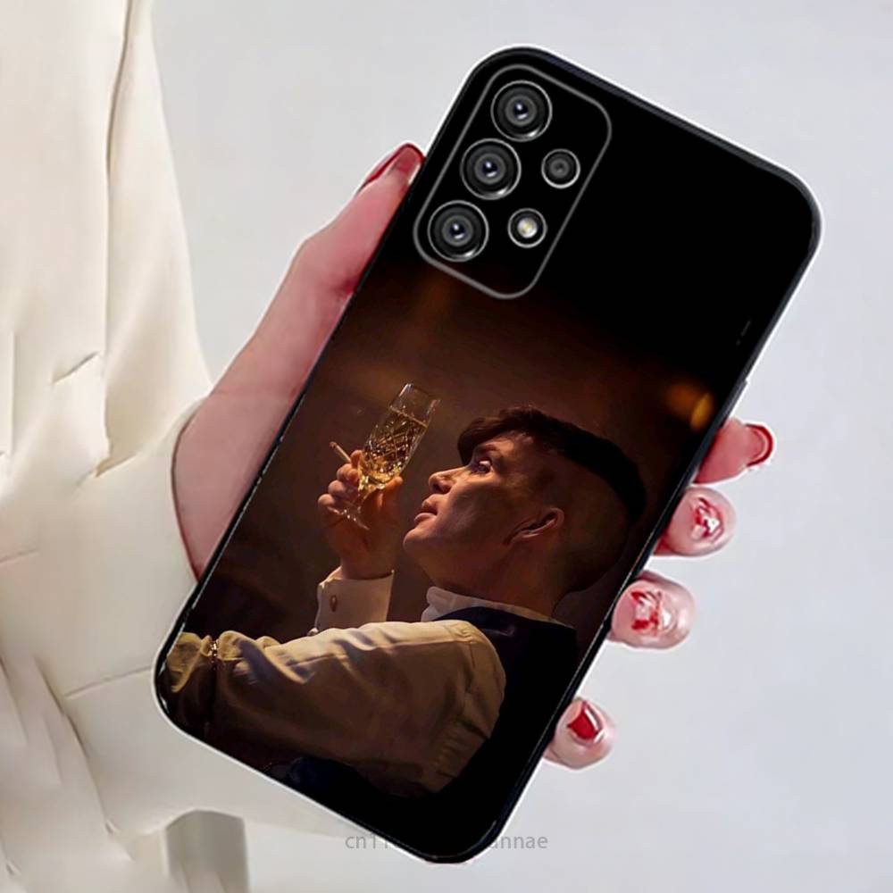 

T-Tommy S-Shelby Phone Case for Samsung Galaxy A73,23,53,33,14,24,13,72,22,52,32,54,A34 Soft Cover Samsung A71