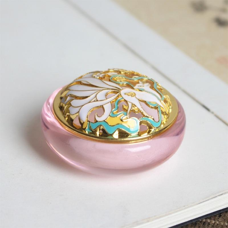 Nine Tail Fox Glass Incense Burner Agarwood Sandalwood Mini Incense Burner Household Indoor Decoration Aromatherapy Utensil