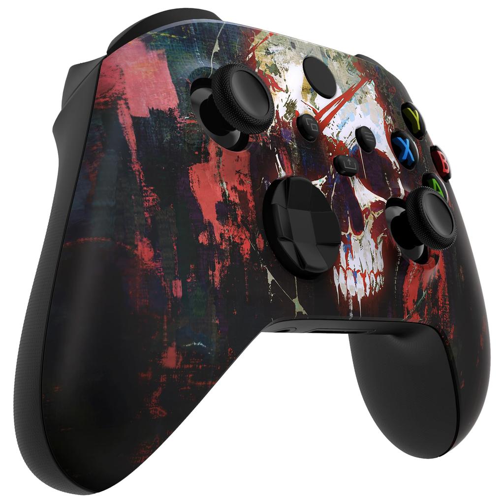 Custom Front Housing Shell for Xbox Series Featuring a Heavy Cover Faceplate for Xbox Series and Xbox Core Not eXtremeRate's X/S, Horror-inspired