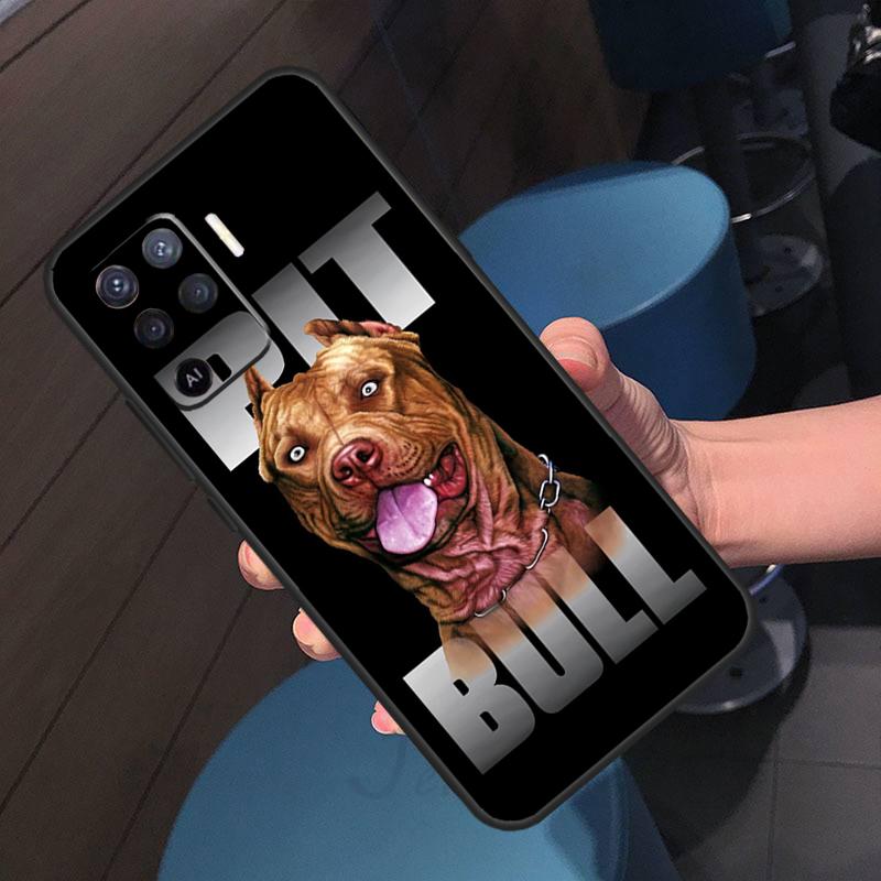 Pit Bull Lovely Dog Pitbull Case For Oppo A5 Pro A17 A57 A77 A60 A80 A40 A18 A38 A58 A78 A98 A96 A76 A16 A94 A74 A54 A15
