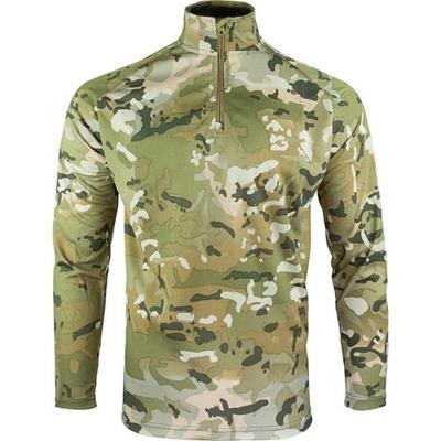Viper Męski Kamuflażowy Siatkowy Midlayer z Zamkiem Błyskawicznym do Połowy