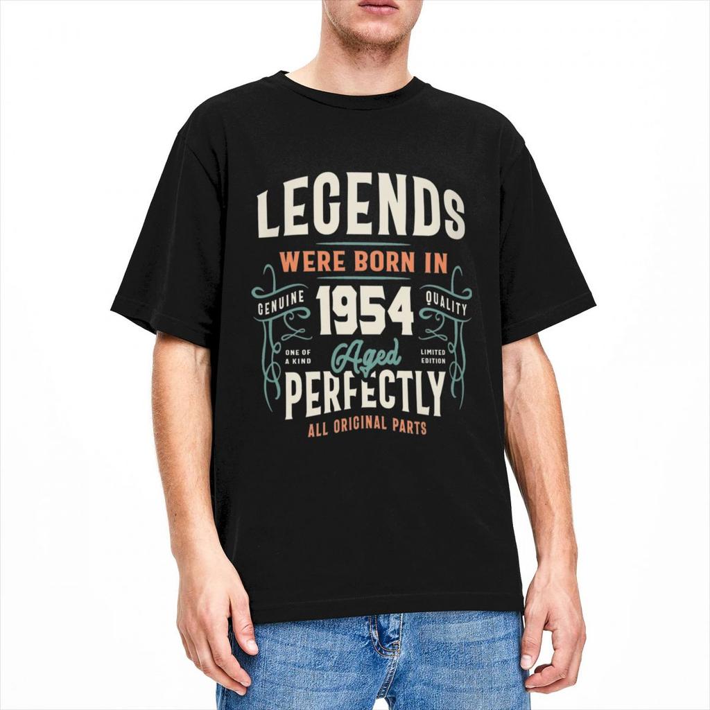 Men Women's 70 Year Old 1954 70th Birthday Gifts Shirt Stuff aged 70 100% Cotton T-shirt Clothing Cool Tees New Arrival