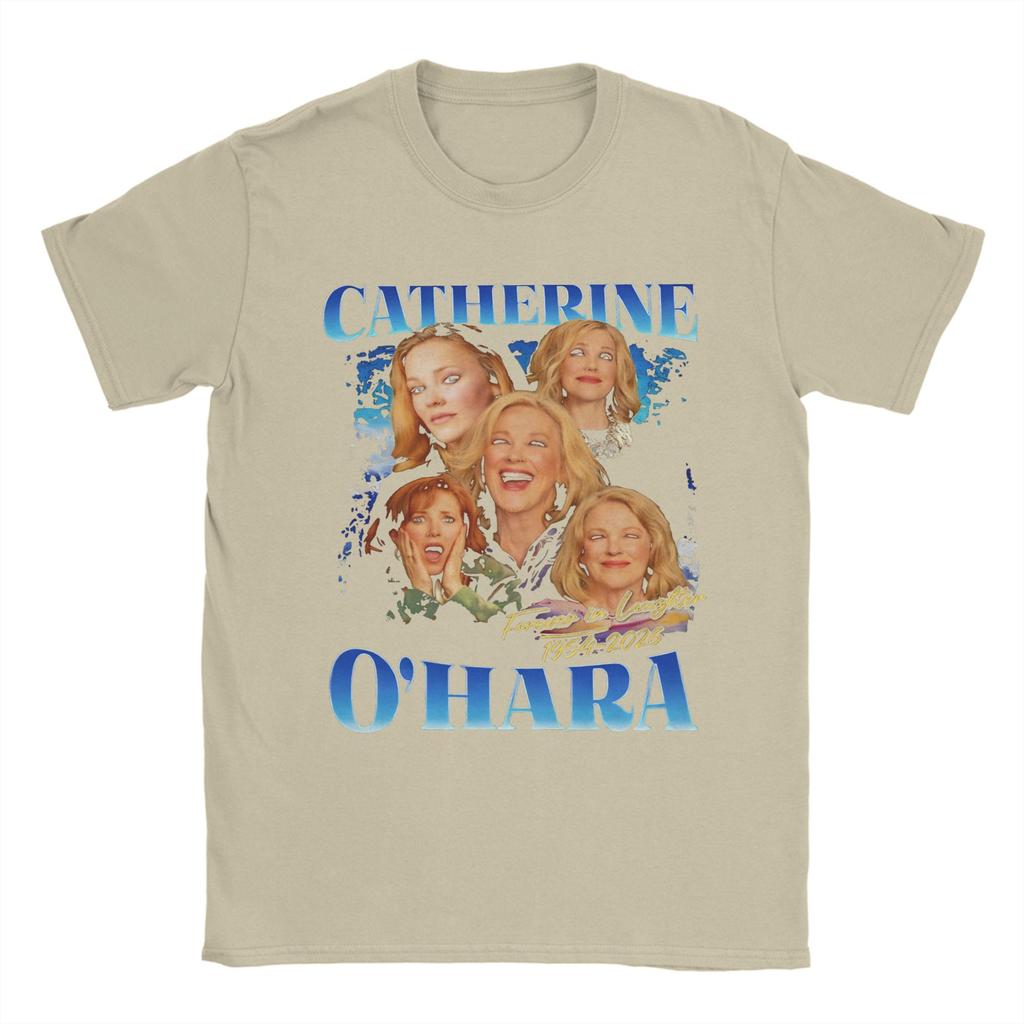 Vintage Catherine Ohara T Shirt Beach Novelty TShirts Adult 100 Cotton Breathable Plus Size 5XL Top Tees ShortSleeved Tshirt