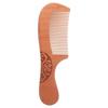 Mens Wooden Styling Comb Brown Anti-Static Function Smoothly Untangles Beards Long Hair Handle Design Ideal Travel Everyday Use
