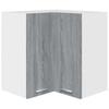 Vidaxl Corner Wall Cabinet, Sonoma Oak Grey, 57X57X60 Cm