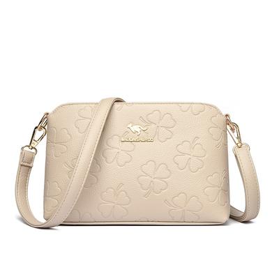 Neue Damen Schulter Messenger Bag Sommer Prägung Mutter Handtasche einfache kleine quadratische Tasche