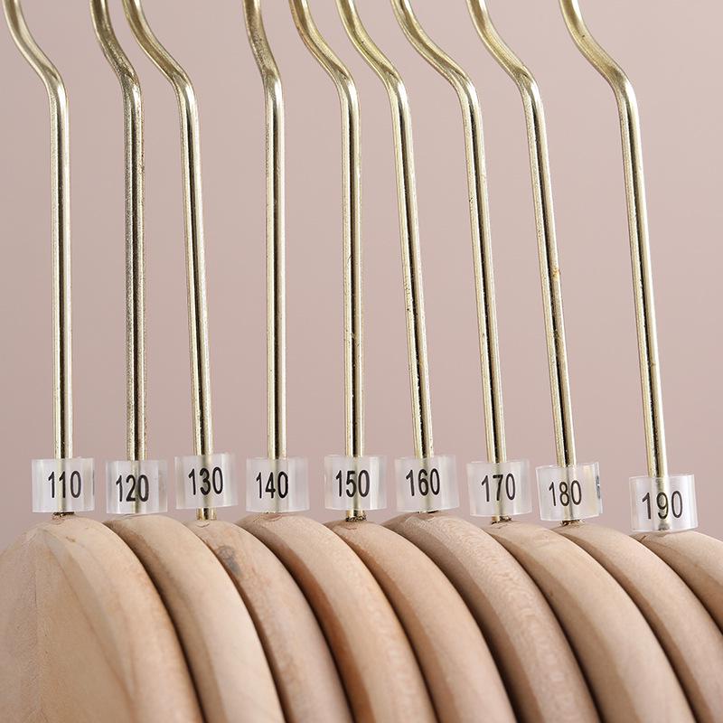 

Детский размер одежды, клипса для пластиковых вешалок, 52-190, двухсторонняя печать, круглый прозрачный крючок.