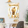 Biene Maja Custom Your Name Wall Decor Tapestry Art For Pet Memorial Birthdaywedding Party Backdrop Family Gift