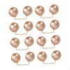 8 Pieces Artificial Pearl Brooch Pins Fashion Decoration for Girls Clothing