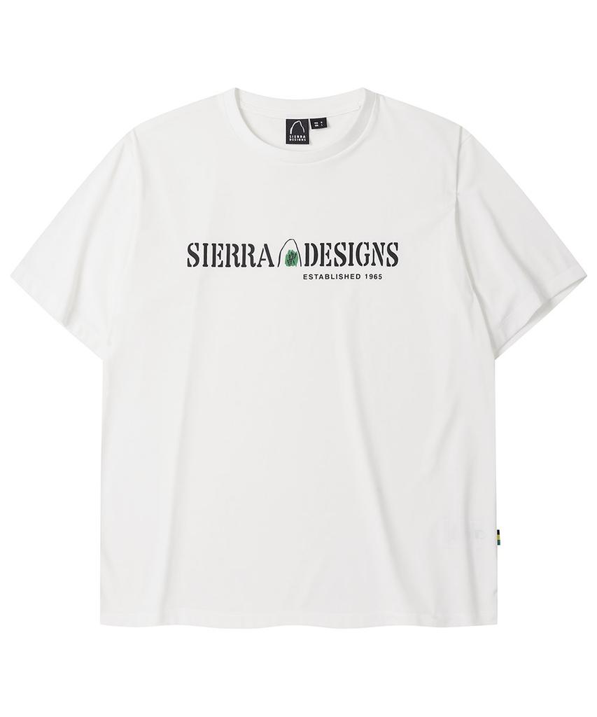 SIERRA DESIGNS Original Logo Weeklight Short Sleeve White