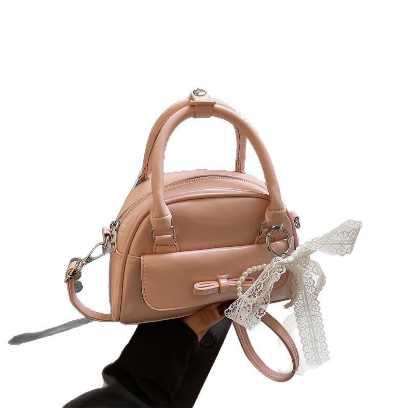 Women's Spring/Summer 2025 Korean-Style Ribbon Crossbody Handbag