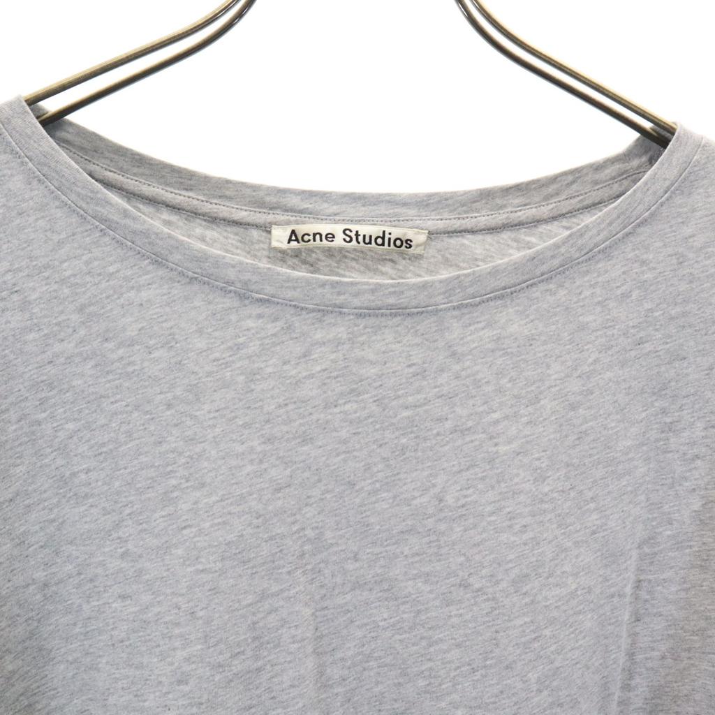 ACNE STUDIOS French sleeve T-shirt XS gray Stretch Plain Women Used