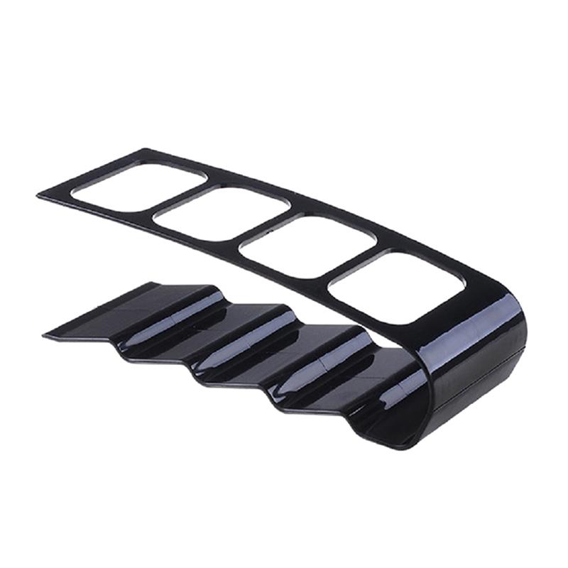 

4-секционный держатель пульта дистанционного управления для телевизора, стойка для хранения пультов дистанционного управления для бытовой техники чёрный