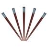 J-kitchens Chopstick Set, 5 Pairs, Acrylic Resin & Natural Wood, Dinner Standard, Akuria Kiriko Mats