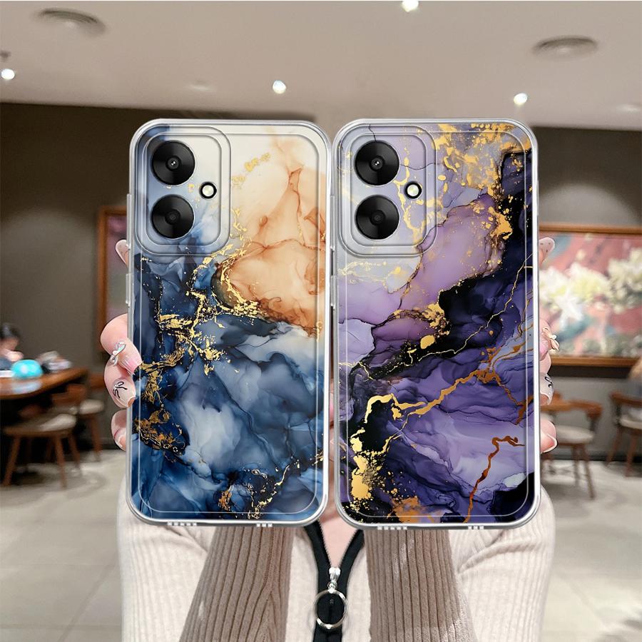 Soft Phone Cover Case for Xiaomi Poco X3 NFC X3 Pro Beautiful Marble