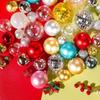 Valentine's Day & Birthday Cake Topper: Gold, Silver, and Colorful Transparent Wishing Balls Decoration