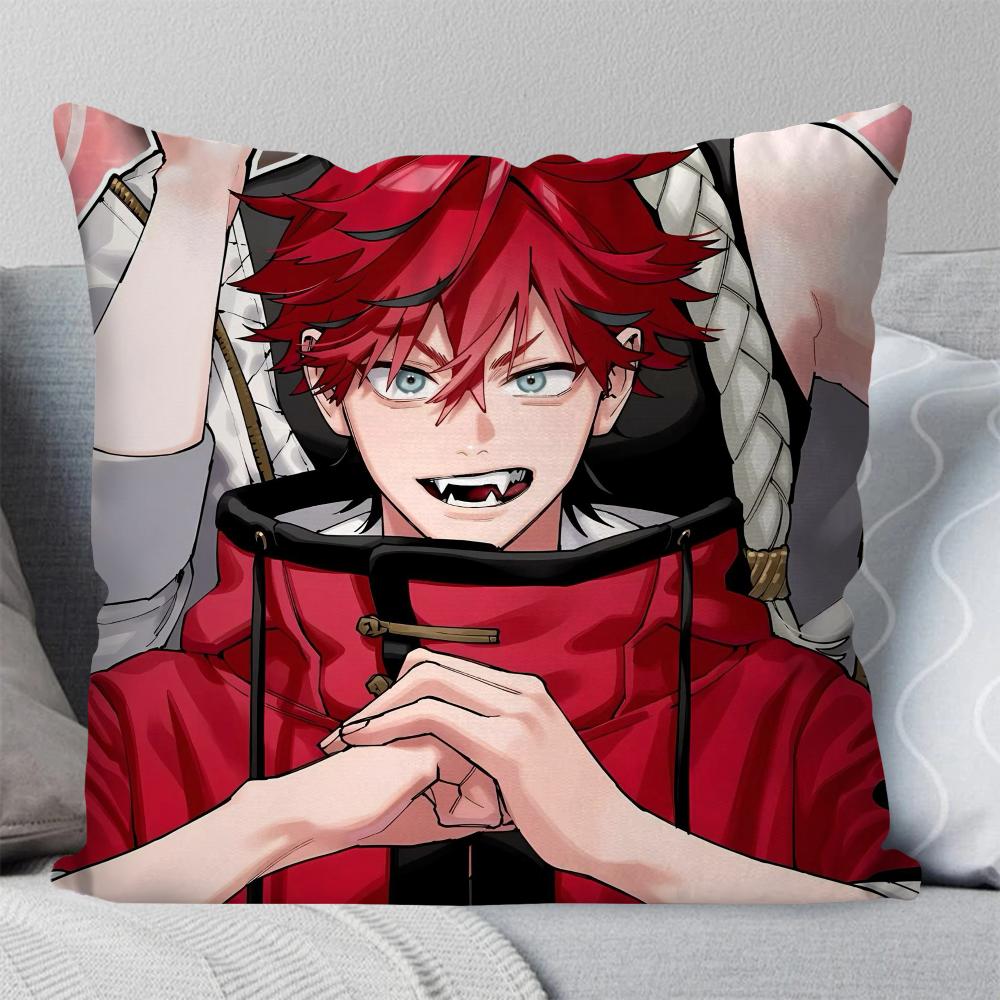 

Manga G-Gokurakugai Pillow Case Square Pillow Bedroom Sofa Leisure Comfort Cushion Car Living Room Home Decoration 40X40 12x12Inch