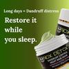 NOX DETOX Szampon przeciwłupieżowy (200 ml) + Maska do włosów przeciwłupieżowa (120 ml) | z olejkiem australijskiego drzewa herbacianego | Kontroluje 80% łupieżu i swędzenia w pierwszym U