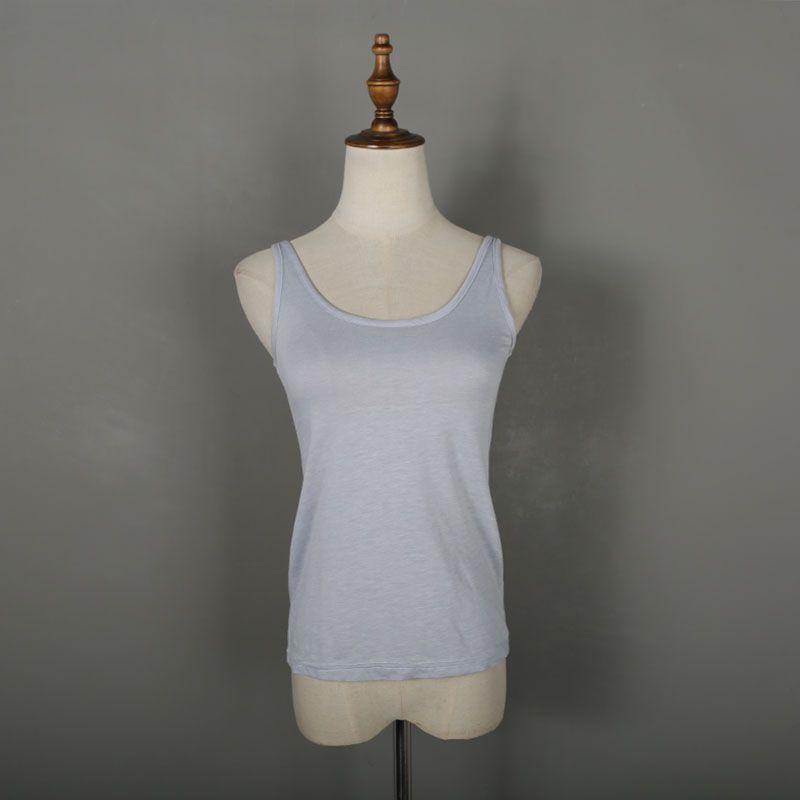

Korean Fashion Basic Style Knitted Sleeveless Tank Top Light gray L