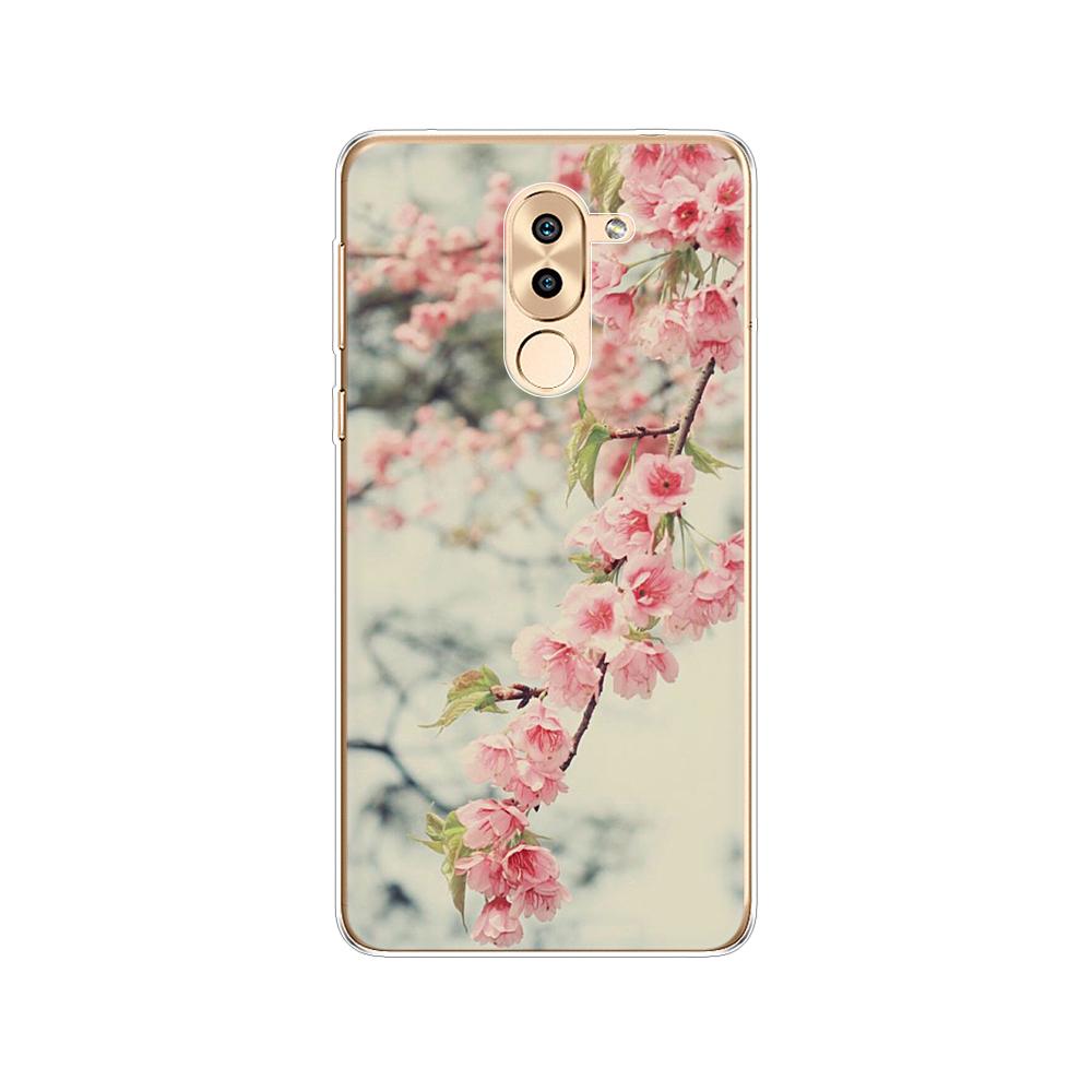 Phone Case for Huawei Honor 6X Soft Tpu Silicon Back Cover 360 Full Honor 6x Covers Protective Printing Transparent Clear Coque