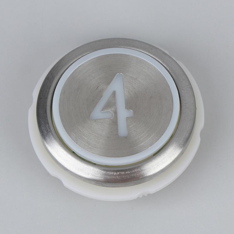 1PCS Elevator Buttons For Round Stainless Steel Elevator Buttons / Digital 1-6 Buttons / Up Buttons / On/Off Buttons