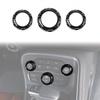 Carbon Fiber Air Conditioner Audio Switch Ring Trim For Dodge Ram 1500 12-17