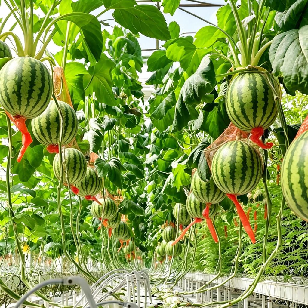 Plastic Gardening Net Watermelon Three-dimensional Planting and Hammock Bag Supplies Garden Stuff Tote Vegetable Agriculture