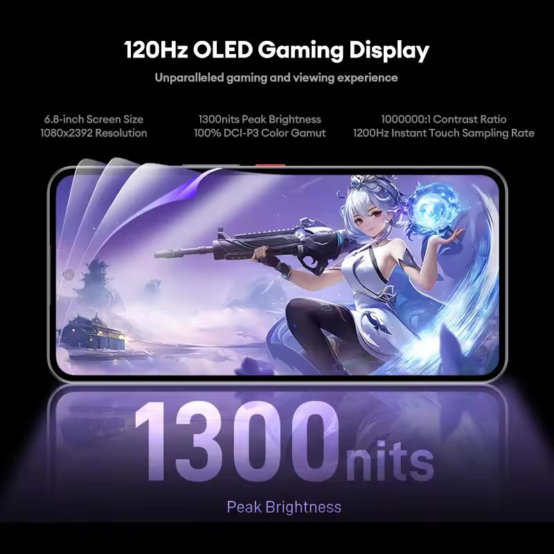 Globální verze mobilního telefonu Nubia Neo 3 GT 5G 6000 mAh baterie 88W nabíjení 50MP fotoaparát 6,8palcový 120Hz OLED Unisoc T9100 NFC