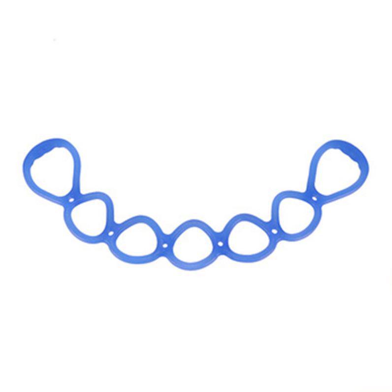 Seven-Hole Silicone Resistance Band for Yoga, Fitness, and Chest Expansion