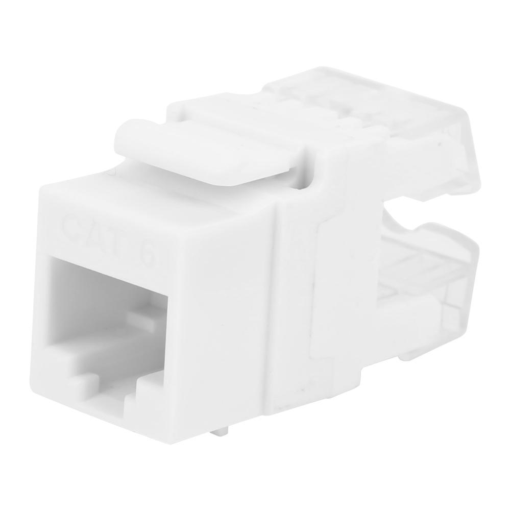 3pcs 180 degrees Module Category 6 Unshielded 10 Gigabit Networks Information Connector Socket