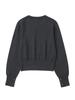 XOX (Women) Essential Round Crop Knit [Charcoal]