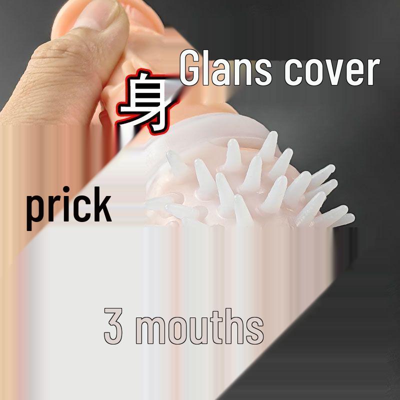 Thorn Lock Cock Ring: Enhanced Glans Cover for Prolonged Stimulation and Anti-Shedding in Adult Toys.