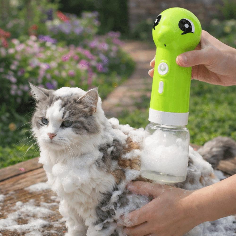 Cartoon Pet Bathing Foaming Machine Clog-Resistant Pet Foam Sprayer  Pet Grooming Cleaning