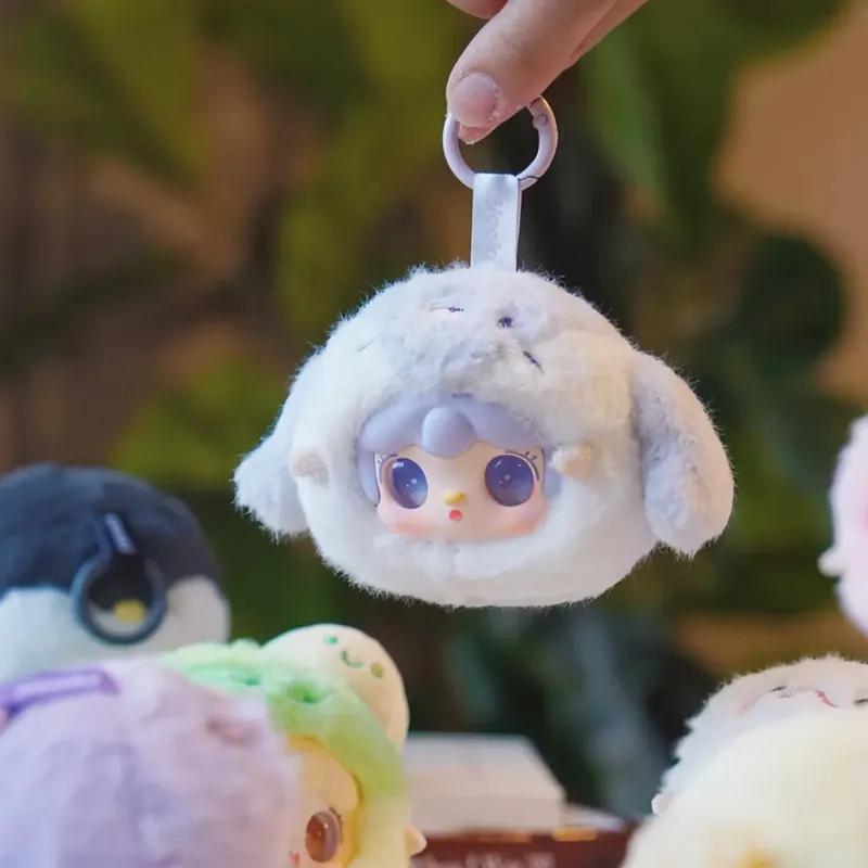 Yooki V6 Ocean Baby Series Blind Box Plush Doll Bag Pendant Keychain Desktop Decor Guess Doll Figure Trendy Toy Cute Plush Gifts