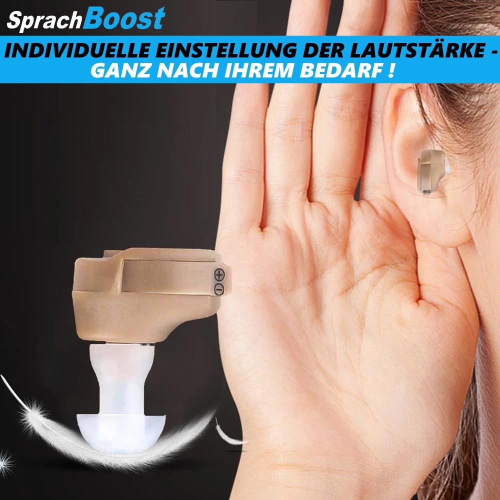 SPRACHBOOST Mini Hörverstärker Hörhilfe Hörgerät Soundverstärker unsichtbar Box