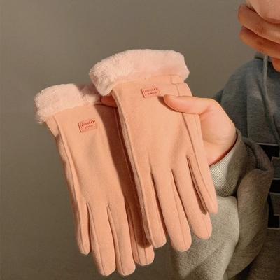 2025 Gloves with Fleece To Keep Warm Women's Driving Cold and Antifreeze Warm Gloves