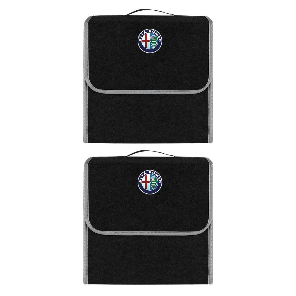 WAJDS1 Car Stickers For Alfa Romeo Car Storage Bag Folding Travel Tidying Box Trunk Tools Case For Alfa Romeo Giulietta 147 Giulia Spid