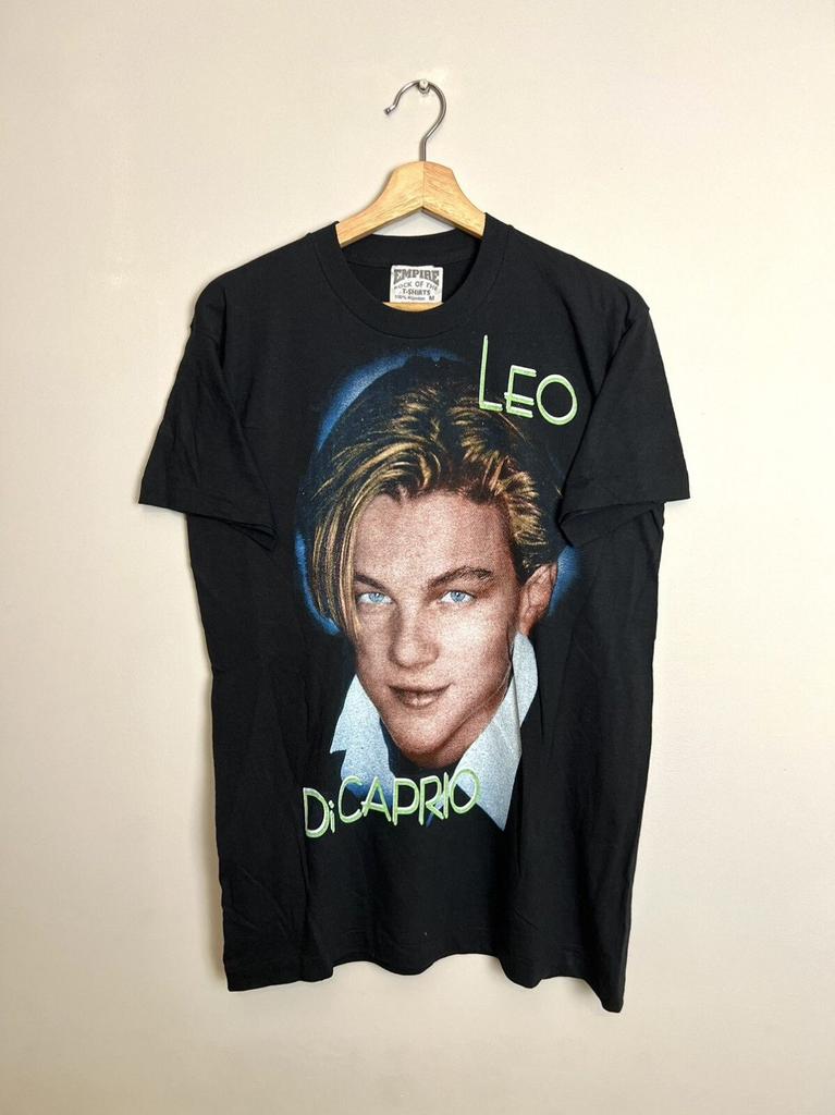 T-shirt Unisex Rara Hype Rap Tee Film Leonardo Dicaprio Leo Anni '90 Vintage
