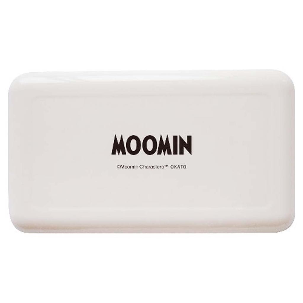 Okato MOOMIN Dishwasher Microwave Size Moomin and x x Made in Japan Tray, Non-slip, Safe, Safe, S, Friends, 21.5cm (W) 1.2cm (H) 12.5cm (D),