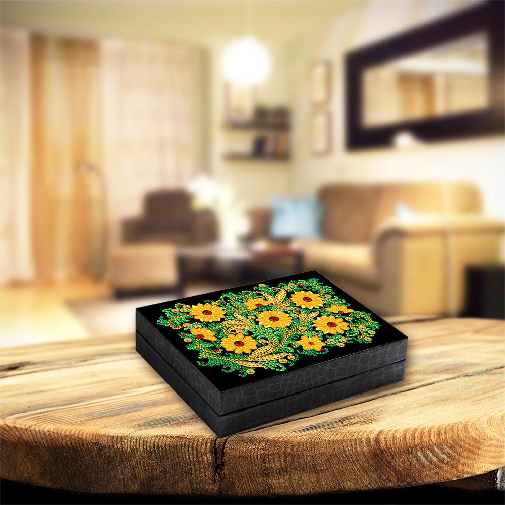 5D DIY Special Shaped Diamond Painting Jewelry Box Storage box Diamond Mosaic Embroidery Kits Christmas Container Home Decor