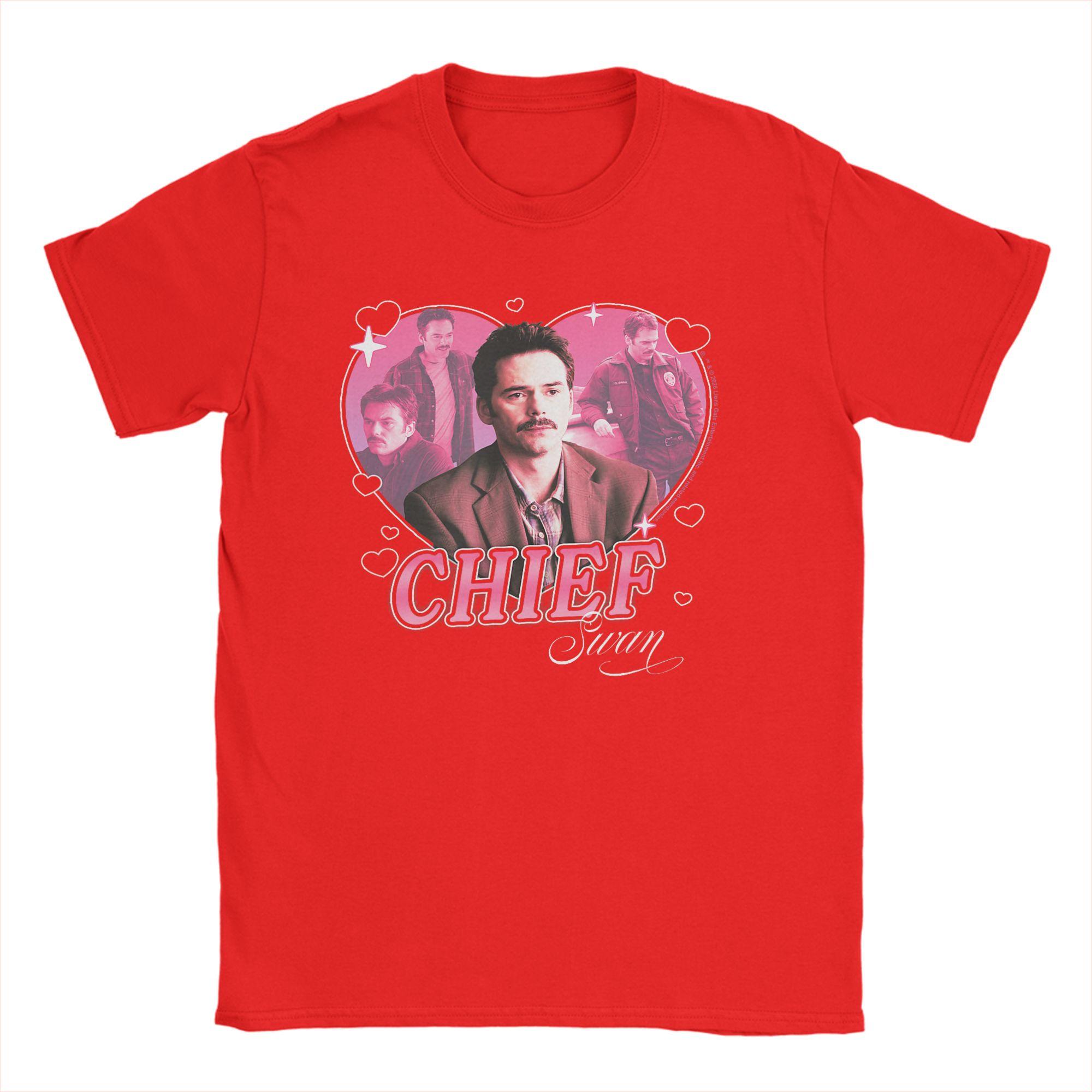 Twilight Chief Charlie Swan Hearts Dad Crush Movie T Shirt Summer YK TShirts  Cotton Harajuku Tee Shirt For Unisexs Clothes S