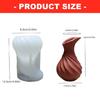 Twisted Shaped Silicone Resin Mold Creative Homes Decors Handmade Jewelry Making Reusable Easy Cleaning Silicone Texture