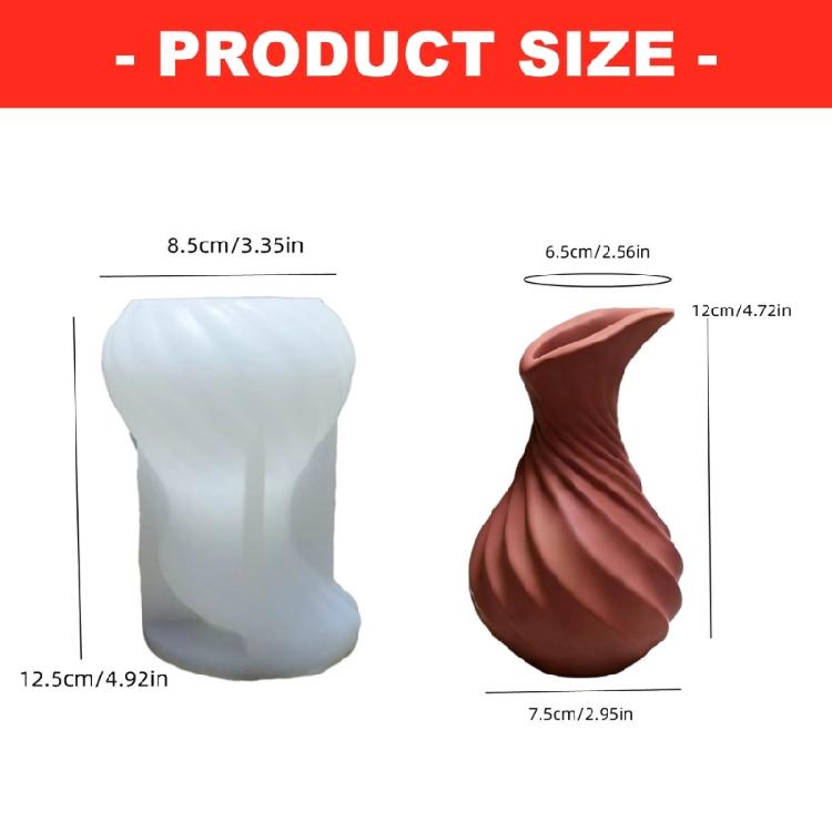 Twisted Shaped Silicone Resin Mold Creative Homes Decors Handmade Jewelry Making Reusable Easy Cleaning Silicone Texture