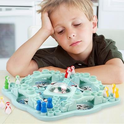 Jeu de société 3D Préféré des Enfants Course de Pingouins Échecs Jouet Éducatif Interactif Parent-Enfant Jeu de Société Jeux de Société pour Enfants