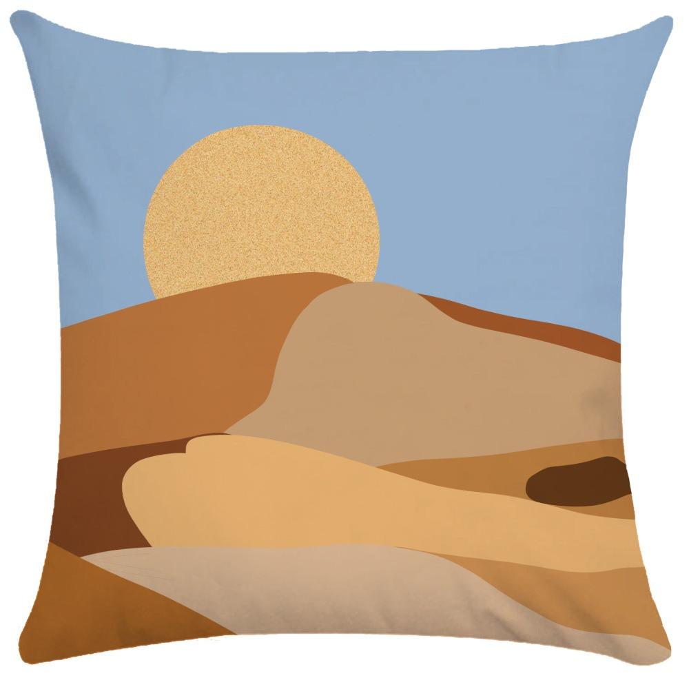 Abstract Lines Pillowcase Dormitory Decoration Office Living Room Sofa Home Pillowcase