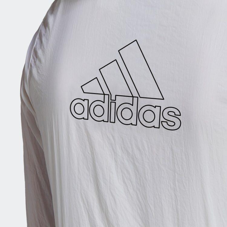 Adidas Woven Windbreaker Jacket Women's White GQ0628
